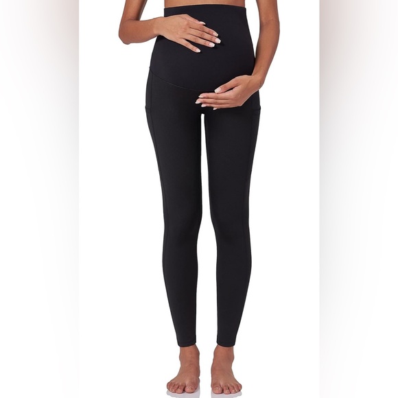 Poshdivah Fleece Lined Maternity Leggings - Picture 5 of 6